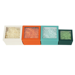 Square Window Gift Box Valentine's Day Flower Gift Box Birthday Gift Box Business Gift Packaging Box Empty Box Accessible Luxury