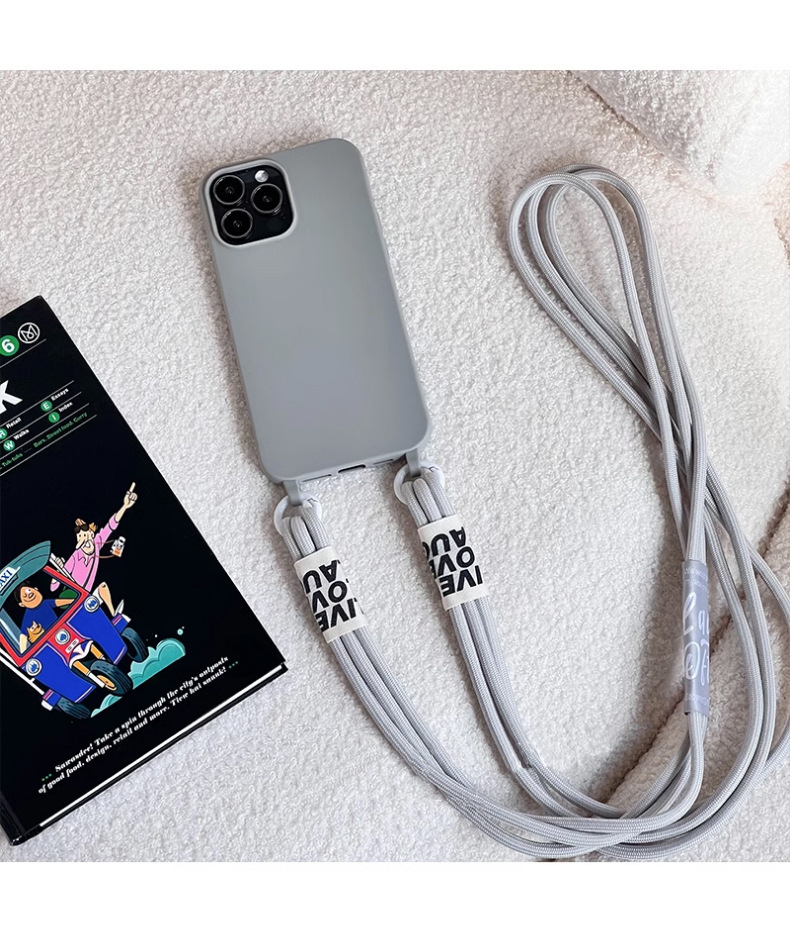 Coque De Protection Avec Bandoulière Pour Iphone 17 Pro Max Luxe_voghion.com