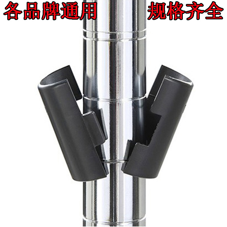 夹片置物架配件厨房整理收纳架固定卡扣储物架竹节管ABS塑料夹片