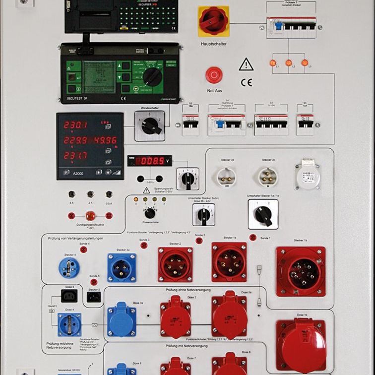 议价电器安规测试操作实训面板SECUTEST WP 德国GMC-I