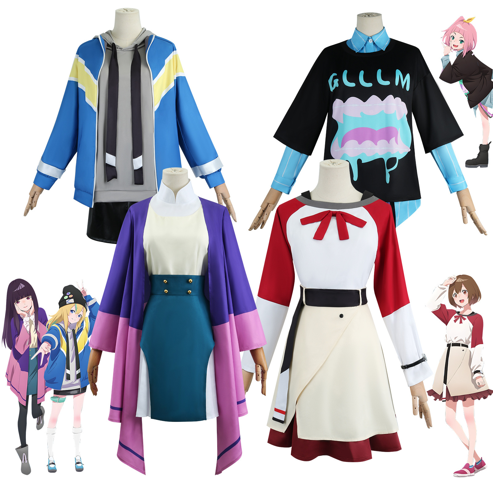 2024 new night jellyfish can't swim cos clothing light moon real day mountain huanyin kose kose cos