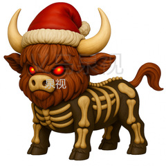 Spooky-Cute Highland Cow That Welcomes Halloween Guests