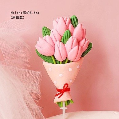 Flores de cerámica blanda