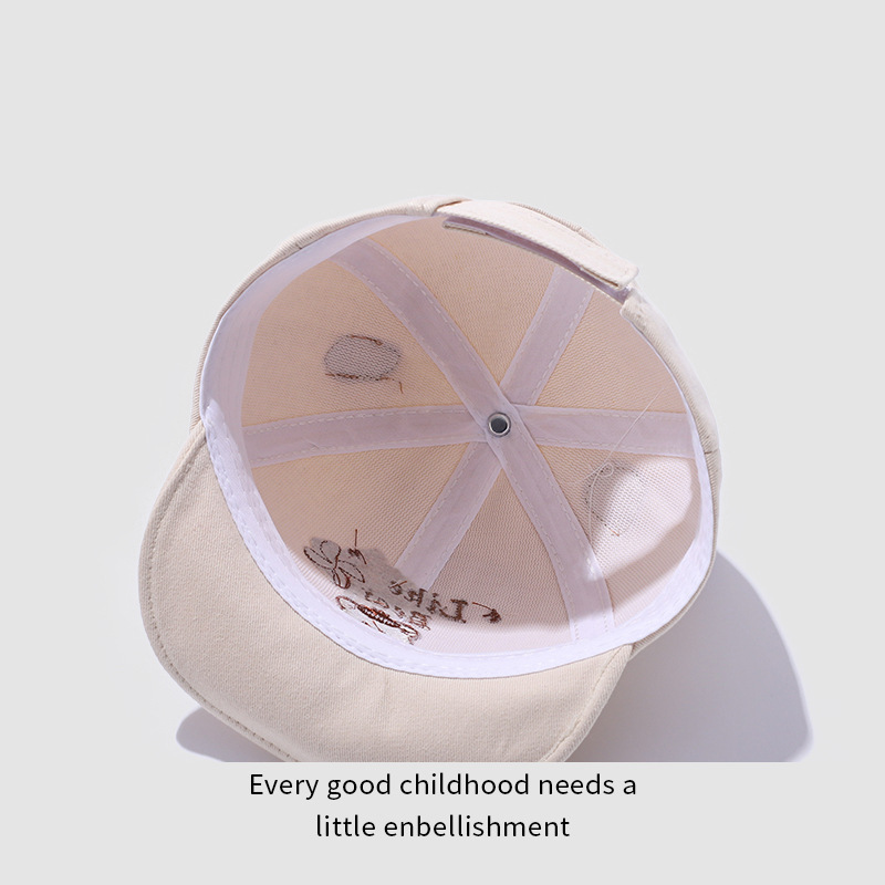 6-24 Meses sombrero para bebés primavera y otoño delgado lindo sombrero de lengua de pato primavera sombrero de béisbol para niños pequeños sombrero de pantalla solar dibujos animados