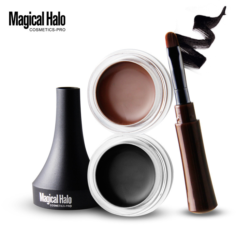 Magical Halo Waterproof Long-Lasting Eyeliner That Doesn'T Smudge Easily, 3D Eyeliner and Eyebrow Tint, Direct Sales from the Makeup Manufacturer