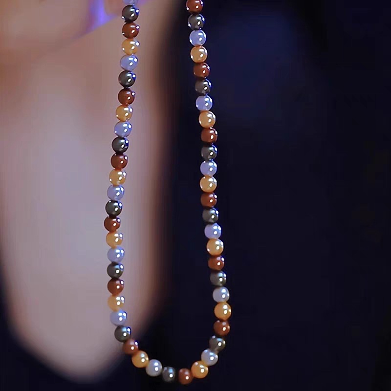 Elegante collana di perle da donna catenina versatile alla moda_voghion.com