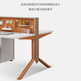 Стол для персонала, простой современный офисный стол и комбинация стульев, 4, четыре, 6 человек, стол для персонала, офисная мебель