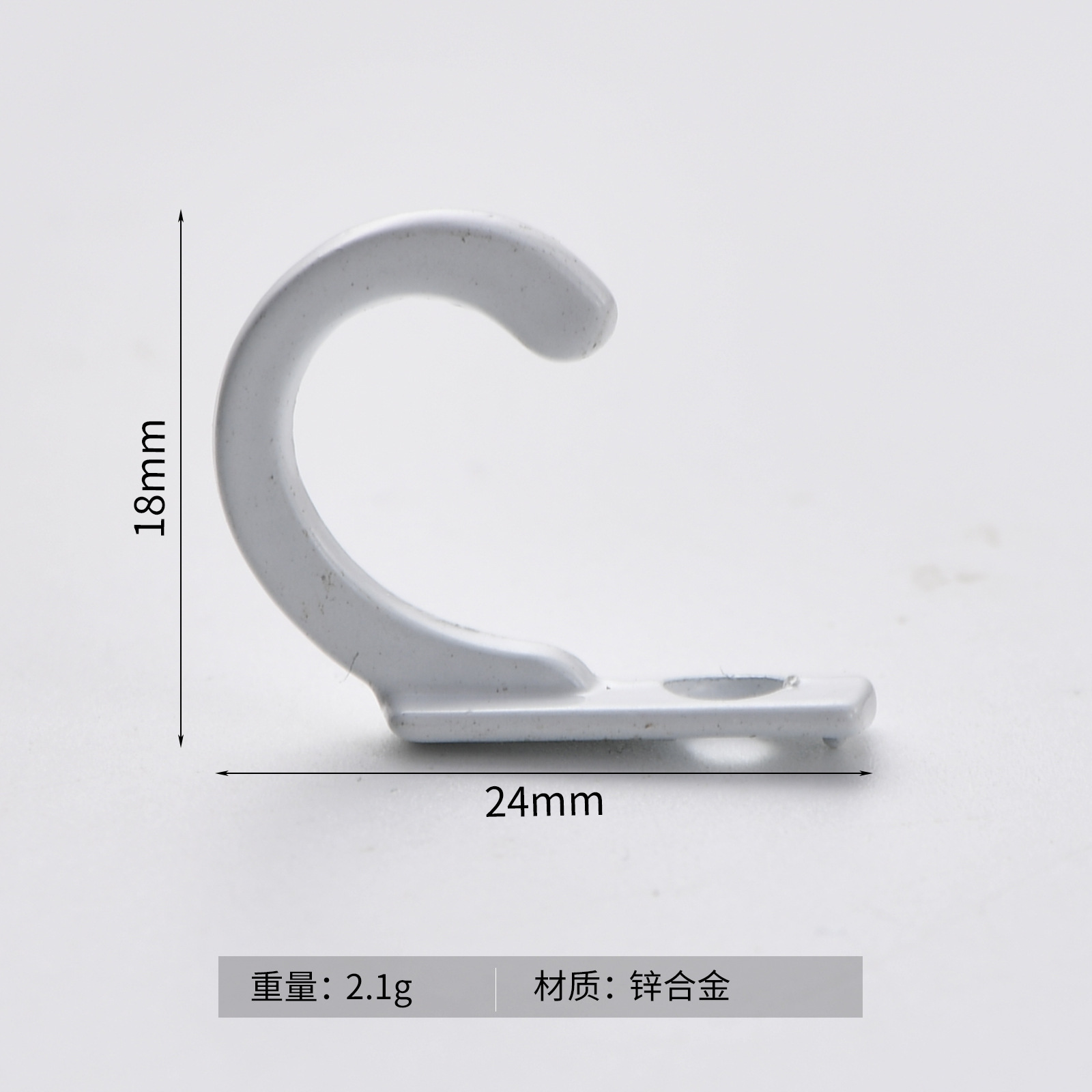 Jingmao-600 aleación antigua gancho pequeño gancho de una sola fila gancho de un solo agujero mini gancho de ropa gancho de pared Extra pequeño gancho individual