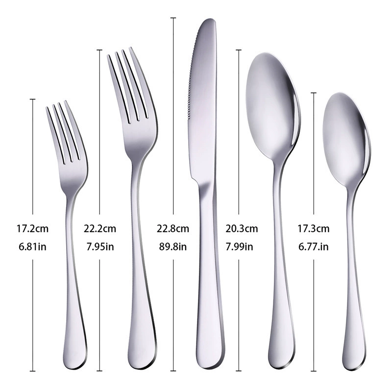 Golden set, Amazon, pink gold, 24 pieces
