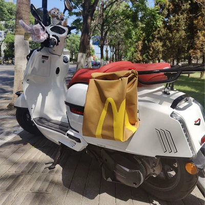 Yadi Guanneng Kfc Pedal Electric car tail box - waterproof-inner-liner-comes-with-tie-mcdonalds-default-item