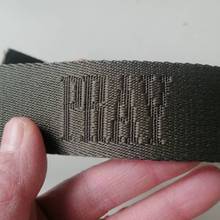 厂家Logo 图案花型丙纶字母提花带 PP斜纹提花织带 服装箱包织带