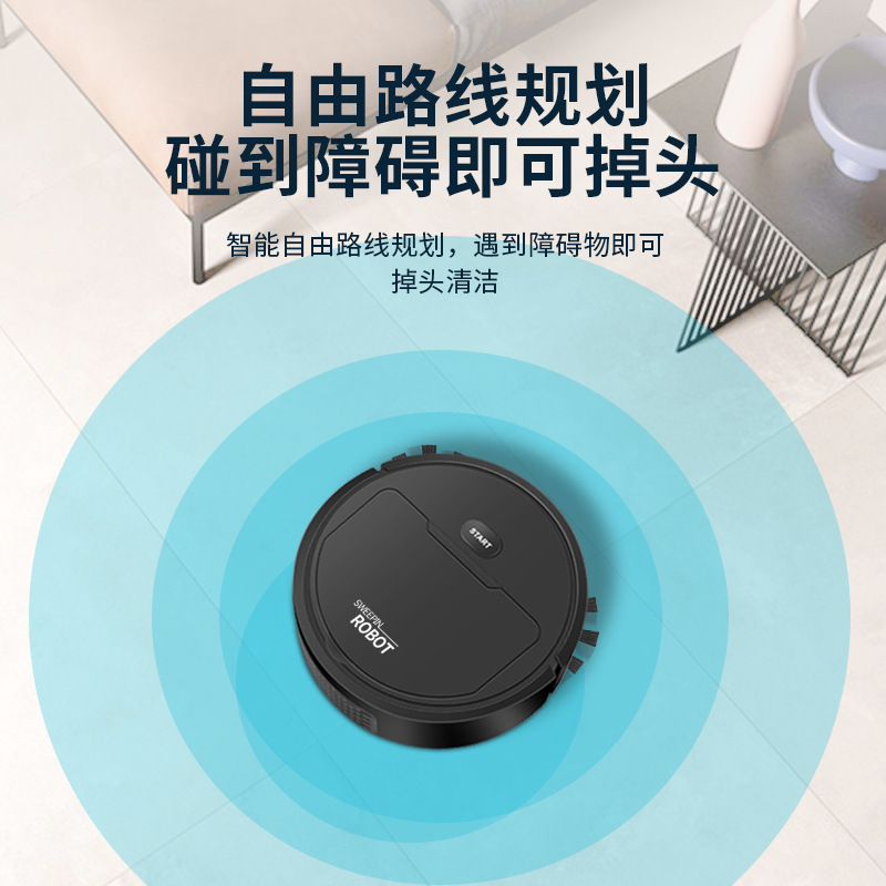 New Cross-border Mini Vacuum Cleaner Smart Cleaning Robot with Vacuuming, Sweeping, and Mopping in One Intelligent Selling Machine Manufacturer Wholesale Gift
