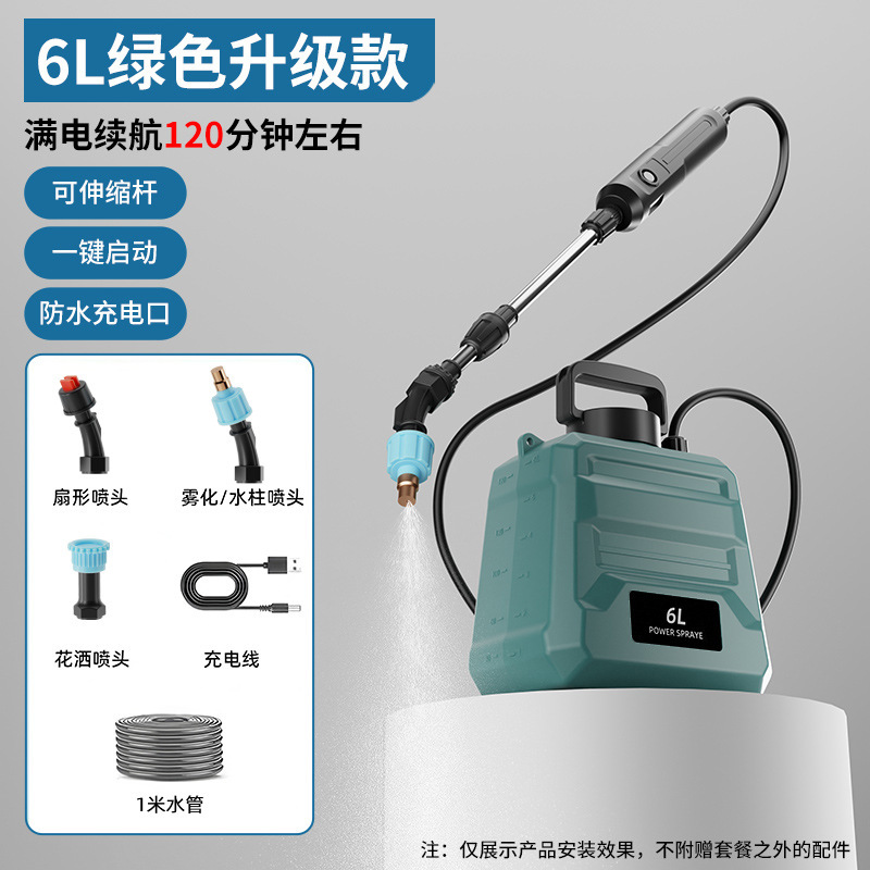 电动喷雾器农用喷壶高压小型消毒家用打药机农药喷洒器浇花水神器|undefined