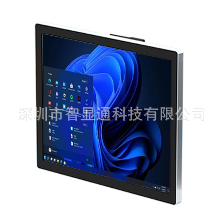 15寸银色高清网络壁挂Windows一体机商场墙面多功能宣传一体机