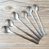 Spoon stainless steel, short coffee tableware home use