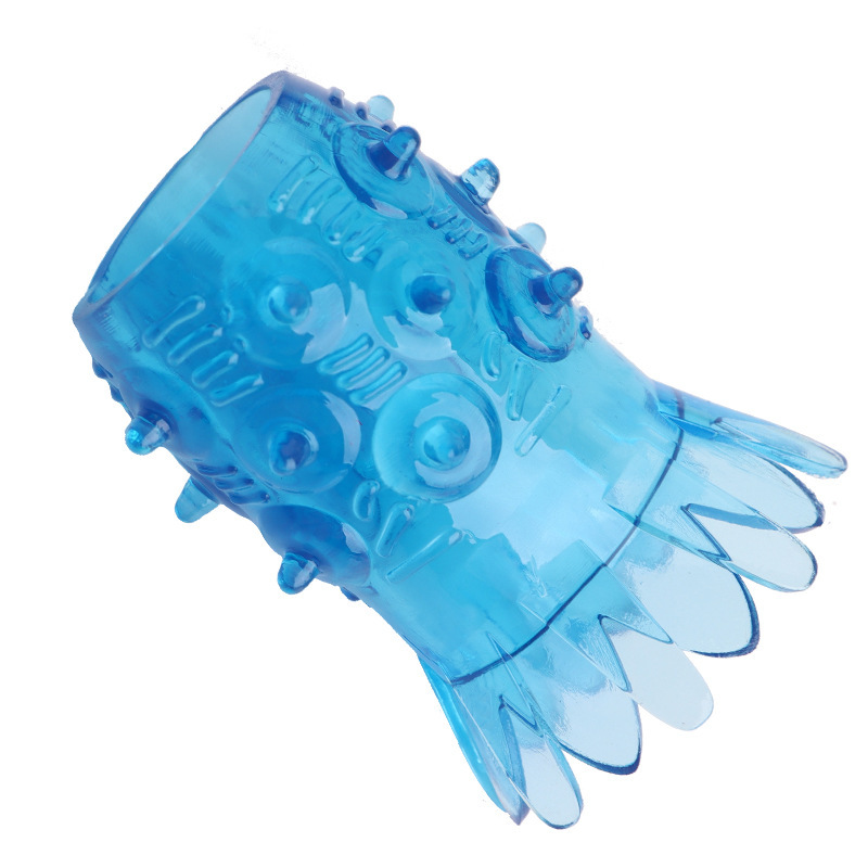 TPE Pineapple Ring Wearable Couples Sleeve with Textured Lotus Seat Design — detail image 2