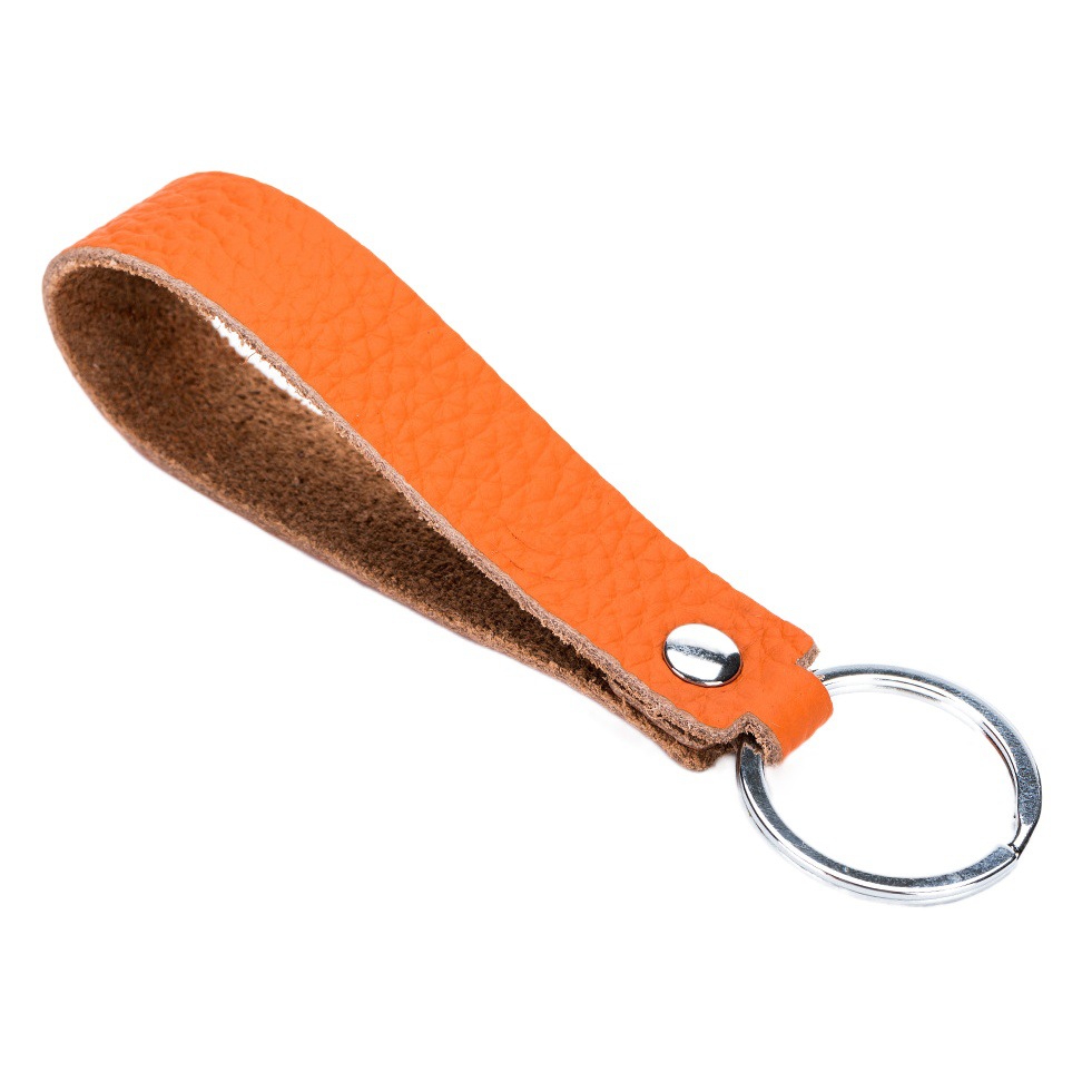 Vintage cowhide keychain men and women with leather belt key pendant wholesale car keychain
