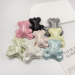 个性创意PU皮革小熊车载挂饰手工DIY包挂钥匙扣手机挂件饰品配件