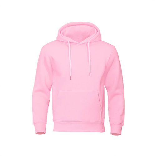 New 24 Cross-border Loose Casual Solid Color Hooded Fashion Sweatshirt Pullover Sweatshirt Sport Sweatshirt Spring Fleece Men and Women