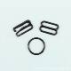 Color in stock Metal Alloy 0 Buckle 8 Buckle 9 Buckle Underwear Wrap Glue Adjustable Buckle Bra Shoulder Strap Garment Accessories