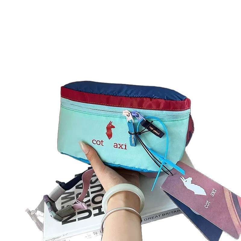 美图美洲羊包户外运动徒步登山轻量腰包3L潮男女防水骑行腰带包多|undefined