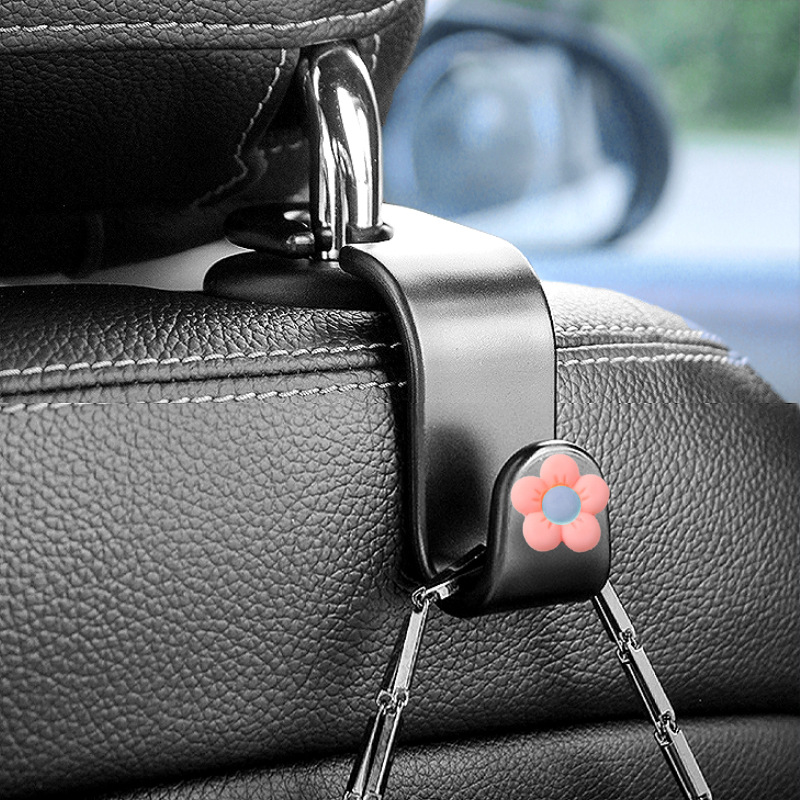 Gancho trasero del automóvil Gancho del respaldo del asiento Gancho multifuncional del automóvil del automóvil Gancho pequeño del automóvil Gancho del asiento de dibujos animados
