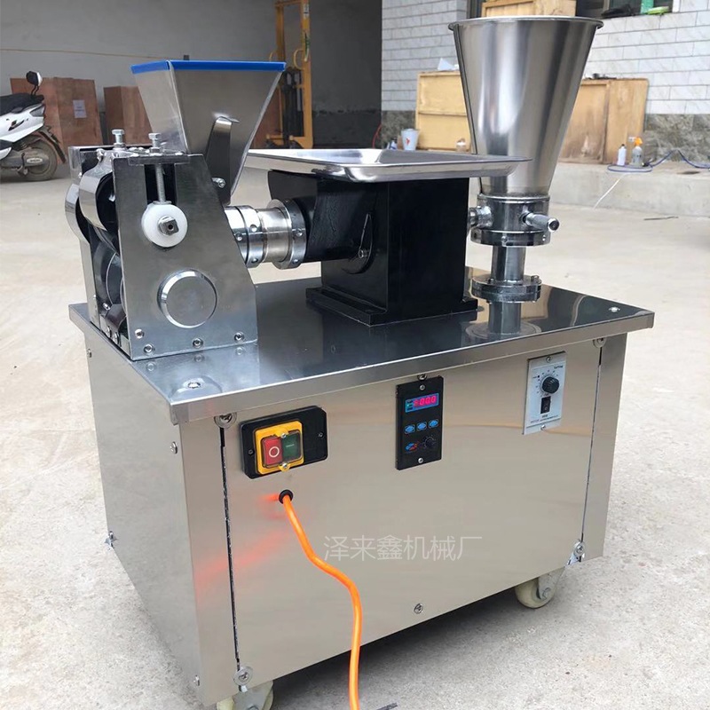 Comercial 80-tipo máquina dumpling automática pequeña máquina dumpling exportación Comercio exterior samosha Curry dumpling pot pasta máquina dumpling