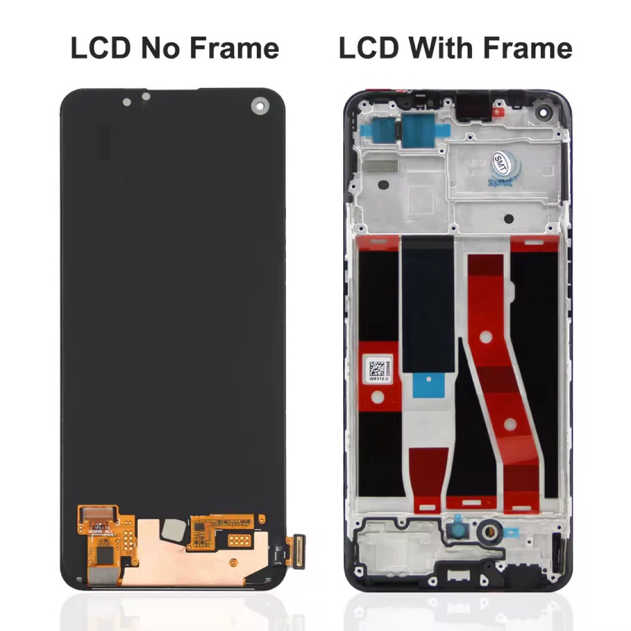 Подходит для дисплея OPPO Reno5: сборка экрана, сенсорный экран внутри и снаружи, LCD высокого разрешения для ремонта