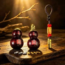 【缘来手作】七粒米手绘五路贝才库葫芦随身时尚挂件男女时尚饰品