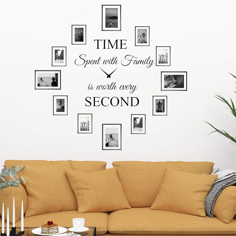 Creative English Phrases Second Hand Wall Stickers Decorative Living Room Entrance Bedroom Removable pvc24-48 Hours Delivery