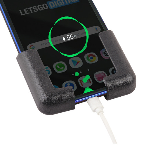 Adhesive car mobile phone holder, the width can be adjusted arbitrarily without affecting charging, simple style multi-purpose car mobile phone holder