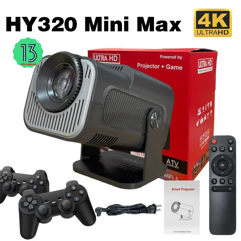跨境HY300炮筒投影仪P30MAX/HCS350PRO/S40MAX/X10PLUS游戏投影仪|undefined