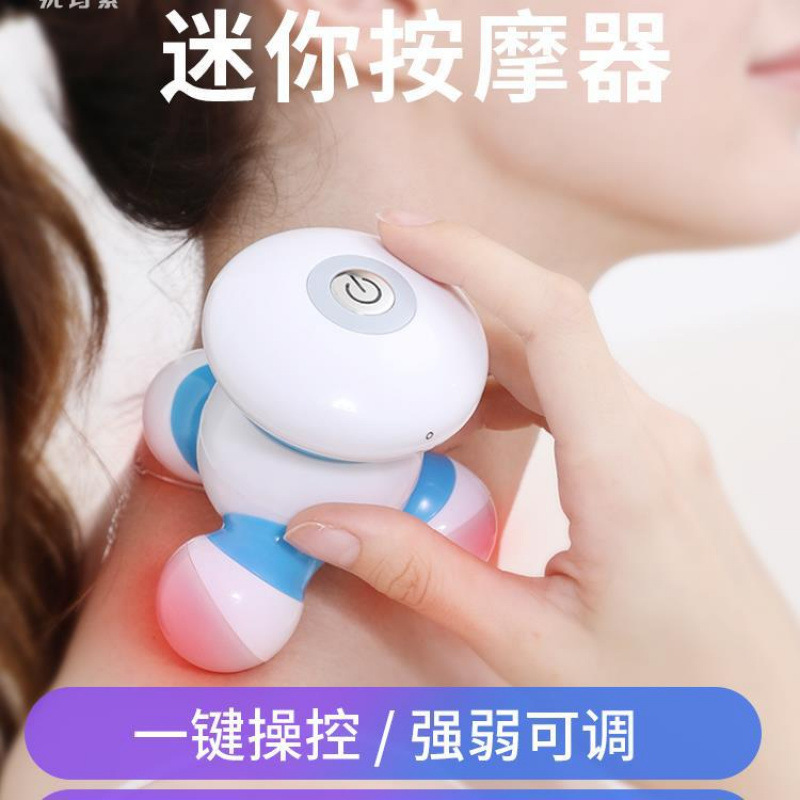Small handheld universal triangular massager