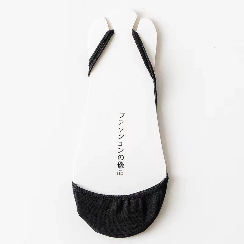 High-heeled shoes, socks, suspenders, boat socks, women's shallow mouth invisible non-falling heel half-palm summer thin forefoot half-cut cotton socks
