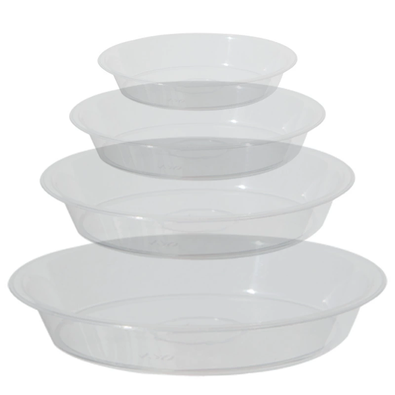 Садовый поддон pp прозрачный цветочный горшок пластиковый поддон буксирный шасси основание капельного коврика круглый лоток для хранения воды