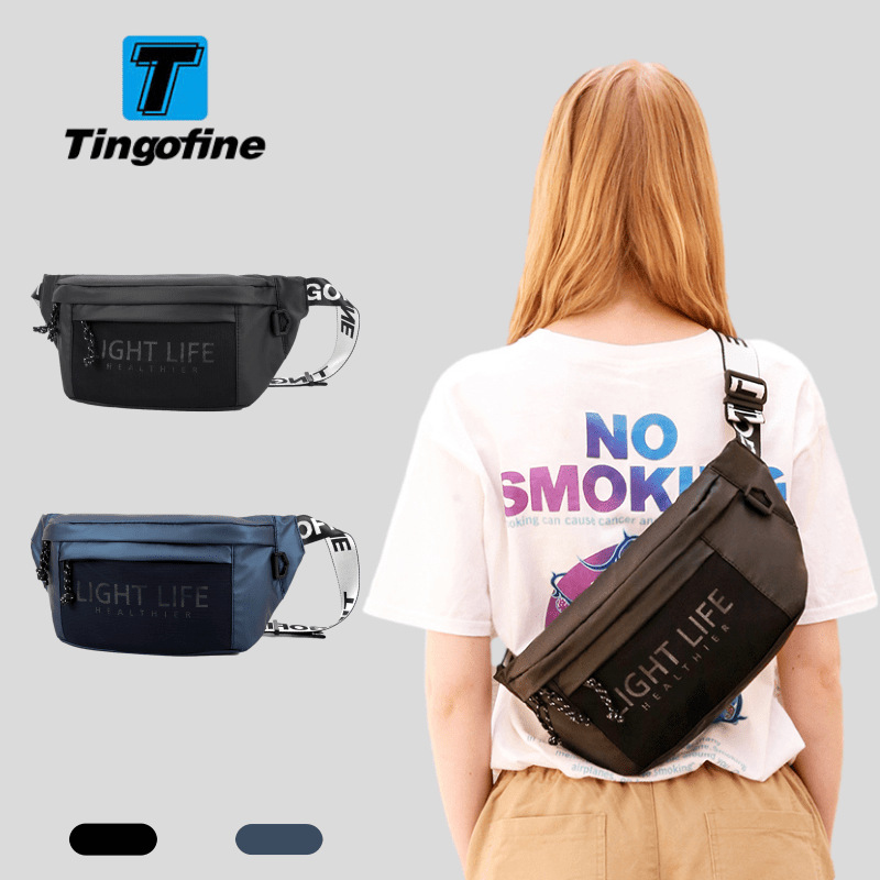 天秀女士户外斜挎包休闲腰包大容量防水胸前包女腰包ins潮流跨境|ru
