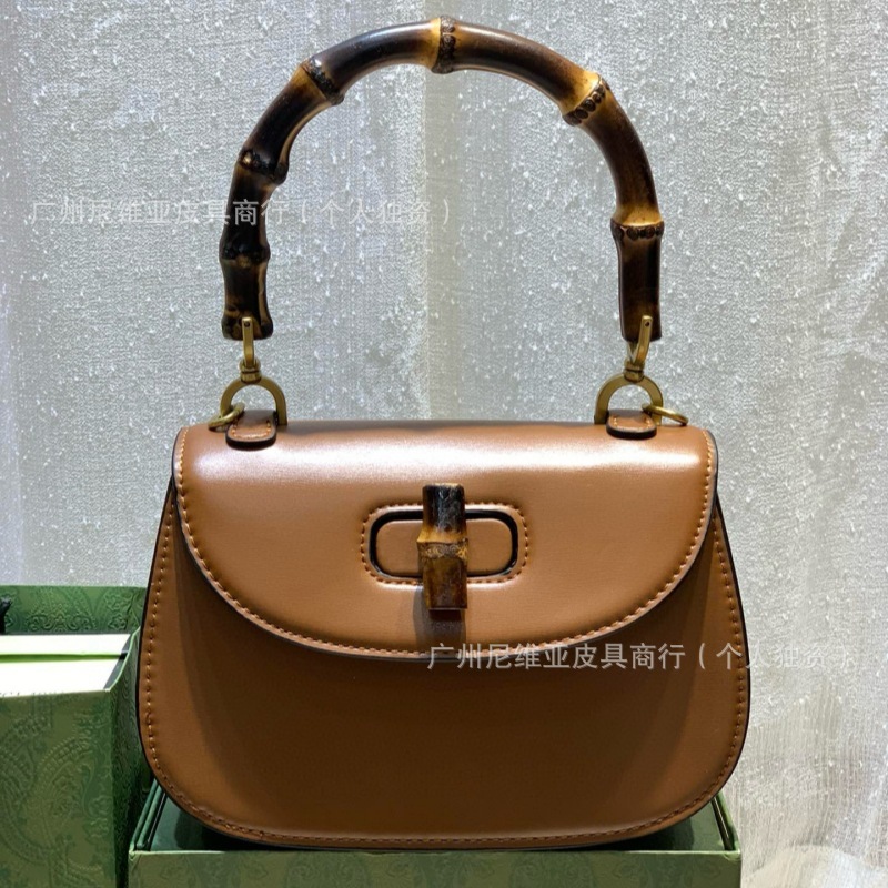 国境を越えた新しい古典的な老花双G1947竹節ハンドバッグジャンボファッションシングル肩斜めに女性バッグにまたがる|undefined