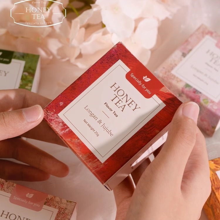 HONEYTEA 結婚式のお土産、ブライズメイドギフト、プチギフト、結婚式のお返しギフトボックス、花茶、健康茶|undefined