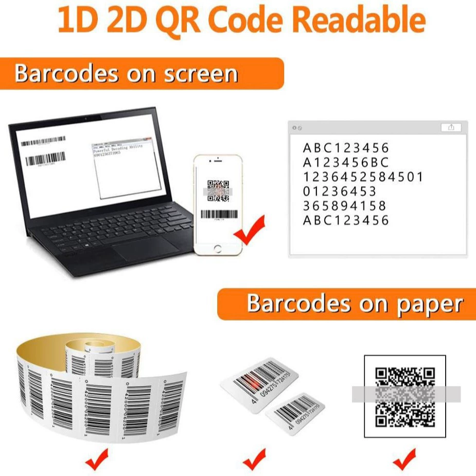 NT1680SW QR code scanner gun express single QR code 2.4G 2D wireless code scanner Russia