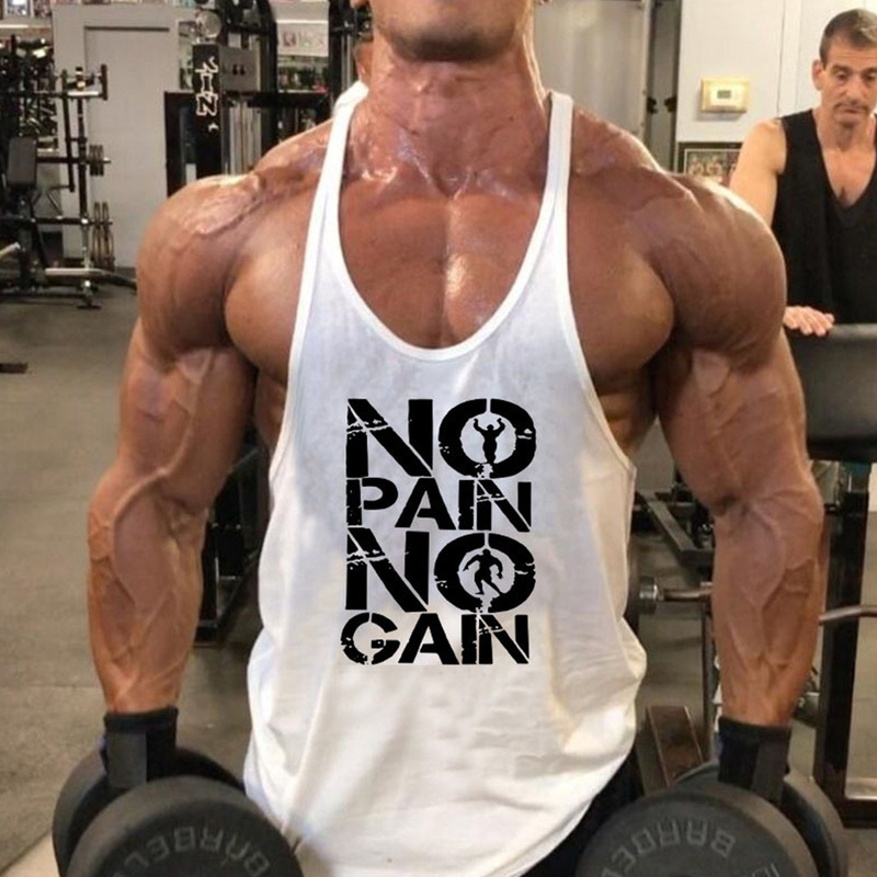 Fitness Tank Top Sleeveless Sports Training Bodybuilding Vest for Men Quick-Drying Breathable Amazon Cross-Border Dropshipping Fitness Tank Top Sleeveless Sports Training Bodybuilding Vest for Men Quick-Drying Breathable Amazon Cross-Border Dropshipping