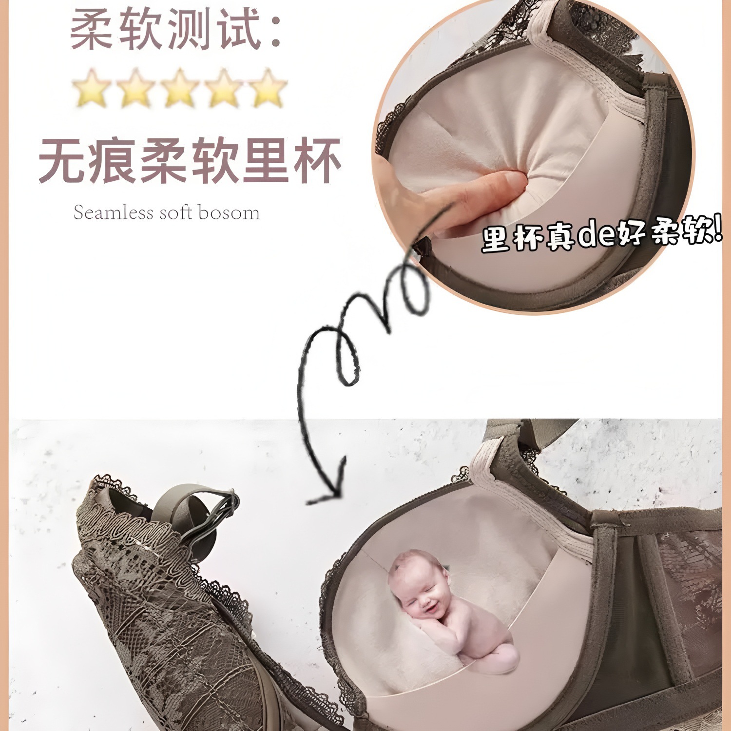 New Lace Intimates, Women's Small Breast Intimates, Push-Up, Auxiliary Breast Support, No Wires, Adjustable Sexy Bra Set