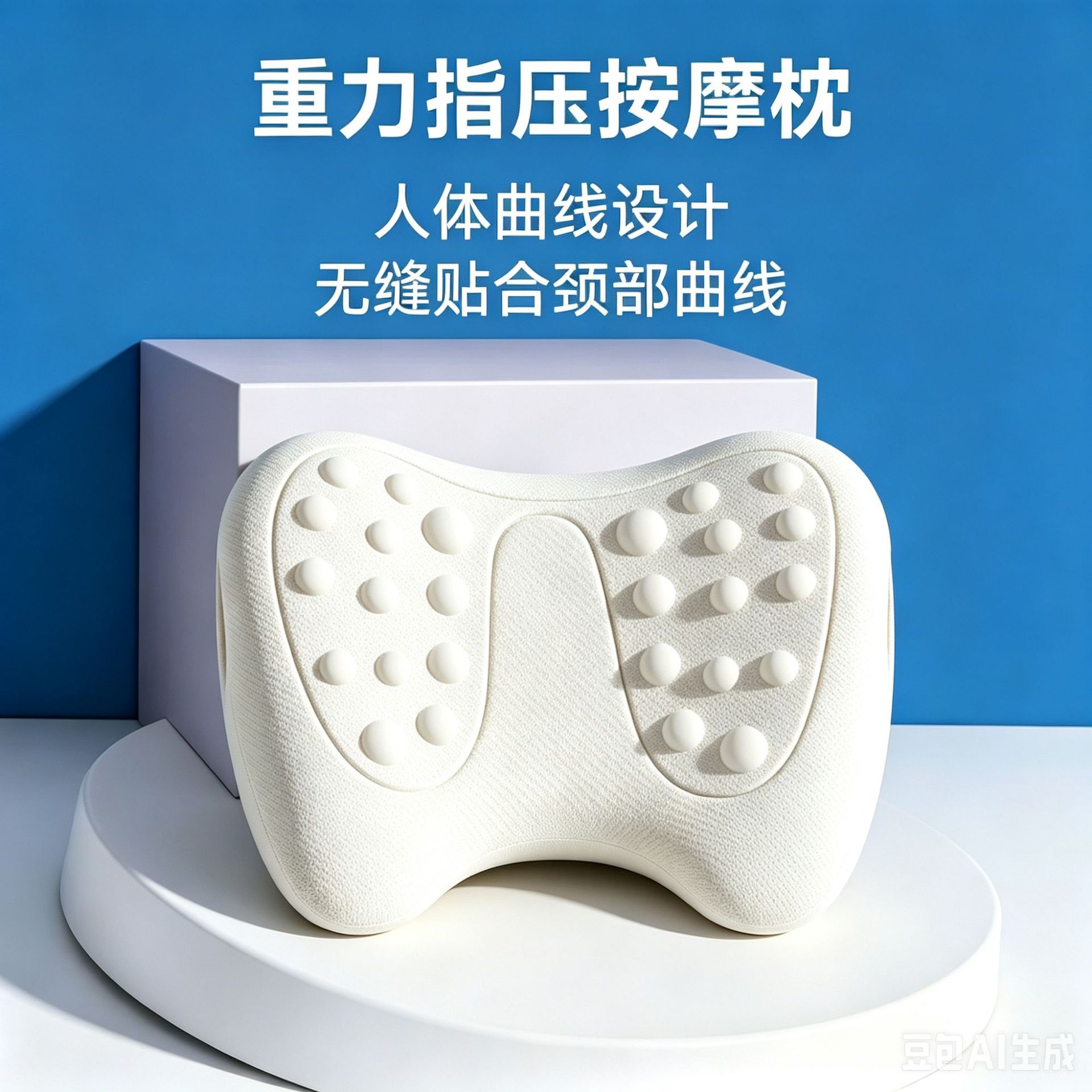 Columna cervical masaje almohada dedo presión almohada tracción Fugui bolsa corrector instrumento columna vertebral cuello dragado cabeza hombro cuello masajeador