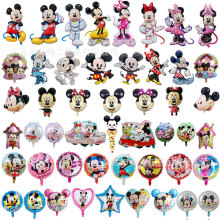 热批新款米老鼠卡通铝膜气球 米妮米奇儿童玩具生日派对布置