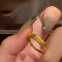 小众小红爆款双层指环