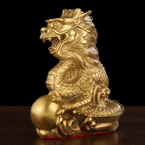 Brass zodiac ornaments, entrance hall ornaments, rabbit, rat, dragon, rooster, sheep, cow, tiger, horse, rooster, snake, pig, monkey, metal crafts