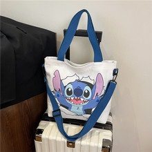 现货跨境temu新款卡通单肩包斜挎包可拆卸肩带手提包大容量托特包