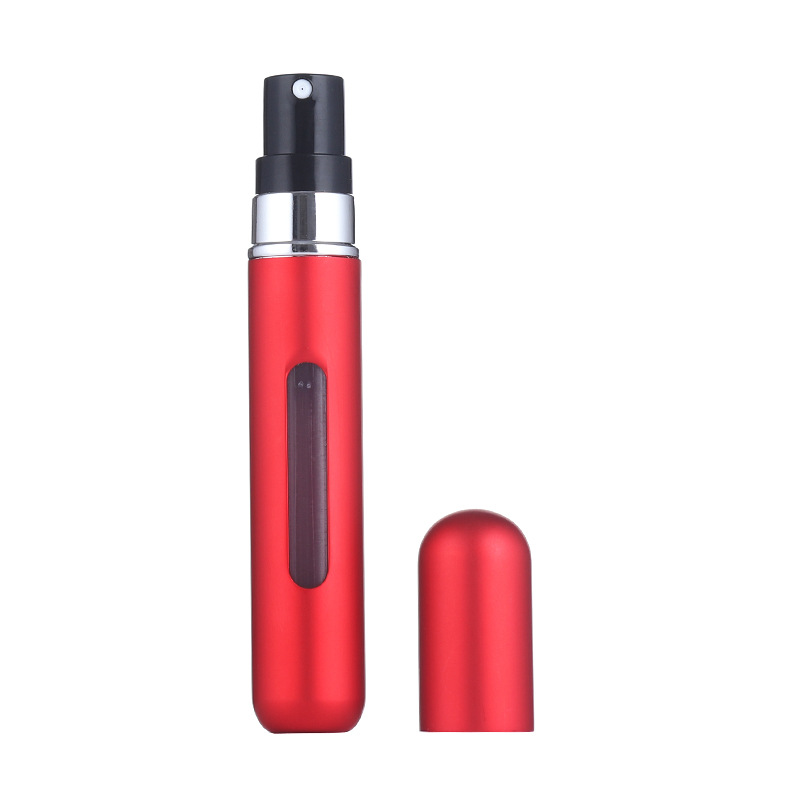 Los fabricantes suministran botella de perfume portátil de llenado inferior de 8ml en stock botella secundaria de perfume de viaje al por mayor