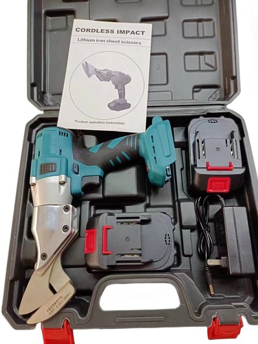 Lithium Battery Brushless Steel Tape Shears Industrial Electric Shears Charging Handheld High-Speed Color Steel and Stainless Steel Shears