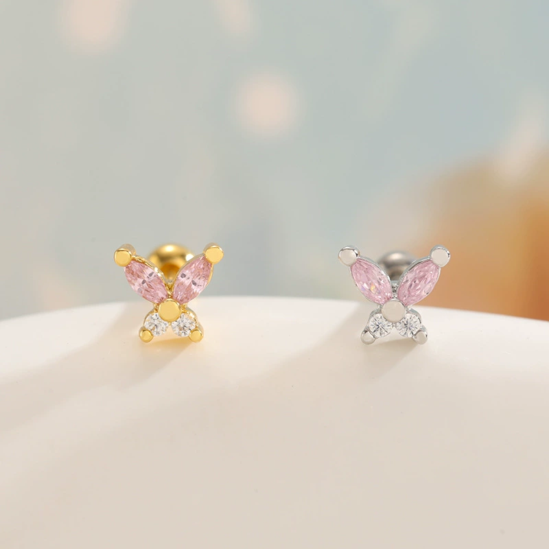 (Cross-border trading), universal piercing stainless steel, earrings