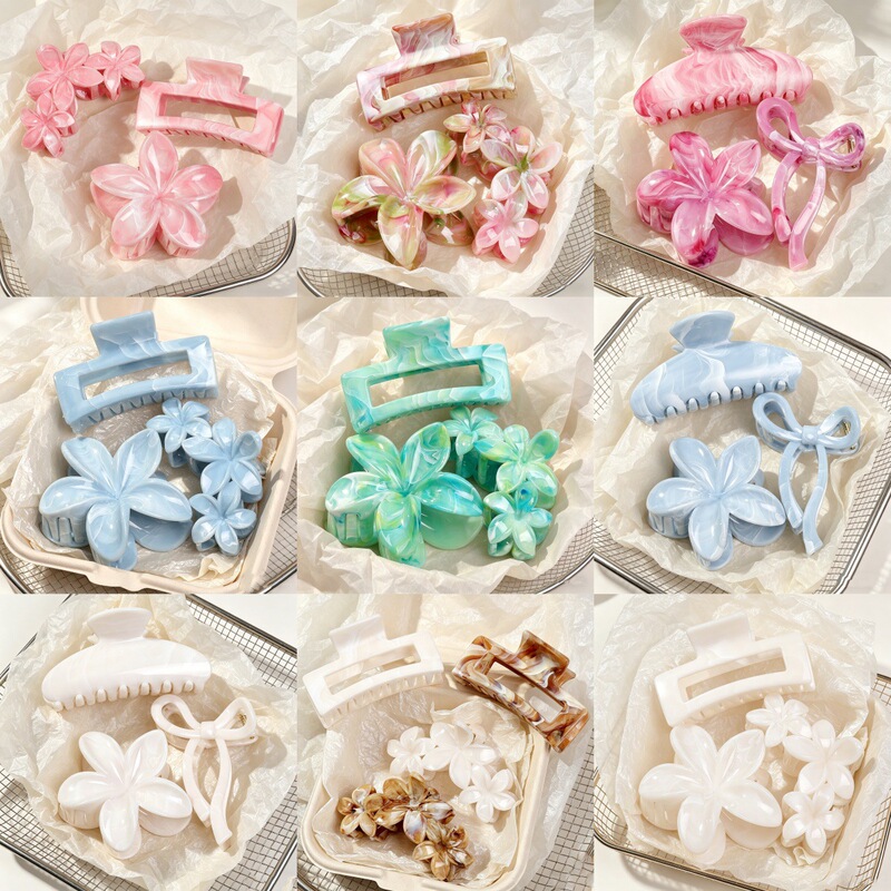 Cross-Border New Style Marble Large Claw Clip, Niche High-End Hairpin for Back-Of-Head Updo, Shark Clip Hair Accessory Cross-Border New Style Marble Large Claw Clip, Niche High-End Hairpin for Back-Of-Head Updo, Shark Clip Hair Accessory